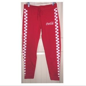 NWOT Coca Cola Red Large Sweat Pants